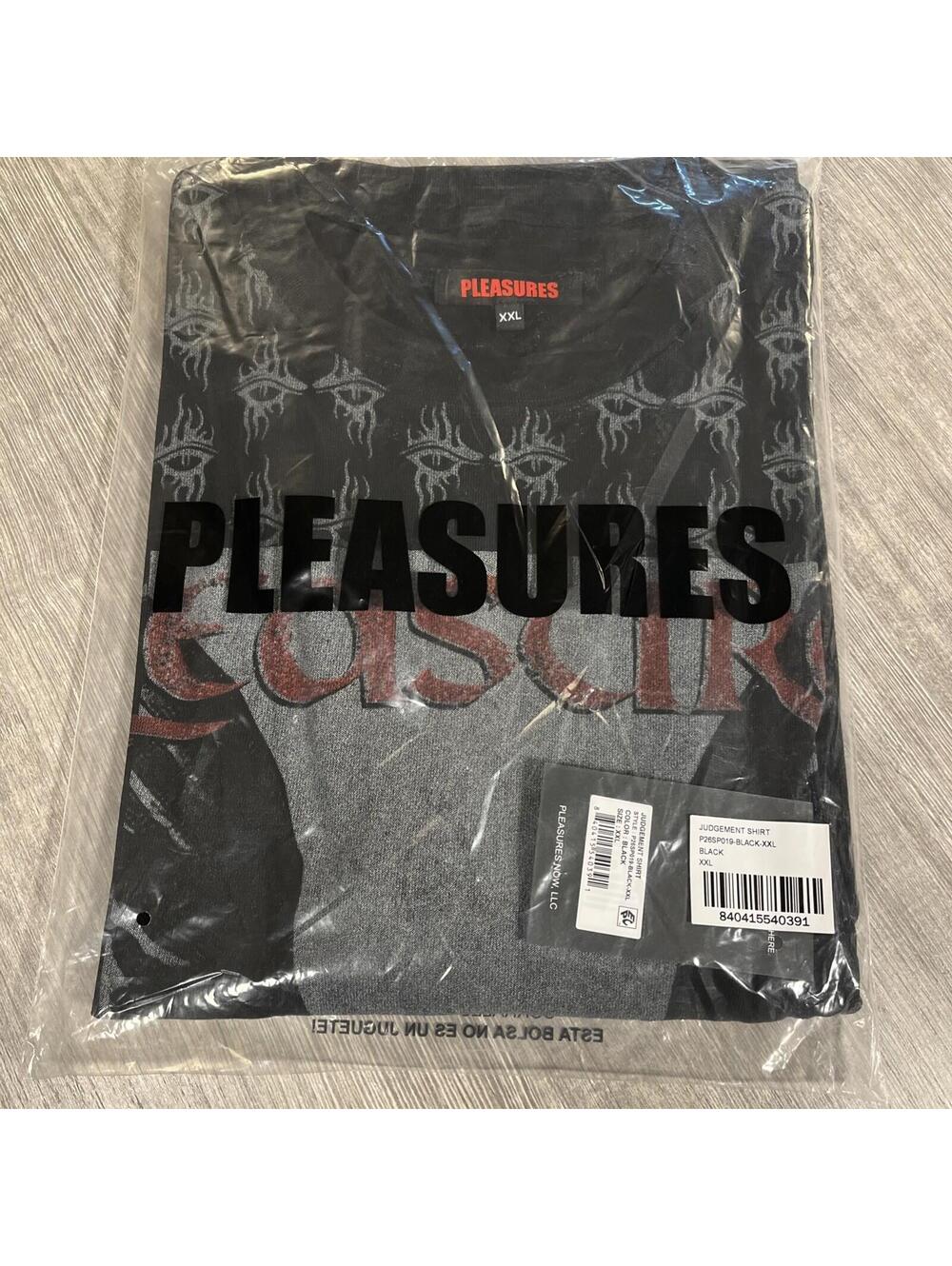 NEW PLEASURES MENS JUDGEMENT T SHIRT SIZE XXL NWT 100% AUTHENTIC RARE